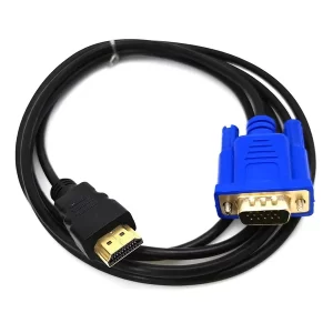 Muški na VGA muški za PC HDTV DVD 1080p adapter konverter kabel 15 Pin 6ft